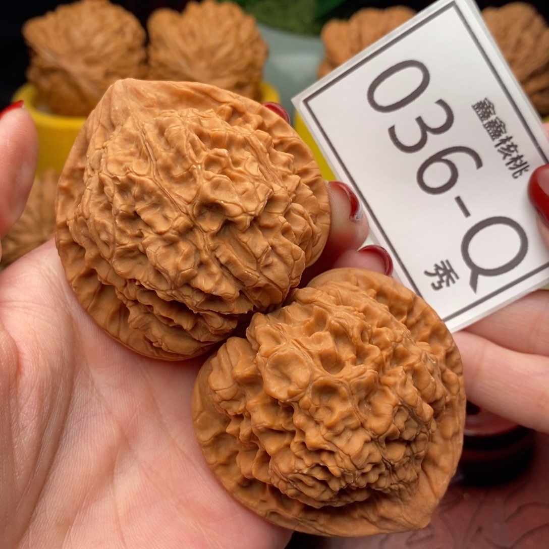 文玩核桃把件官帽52