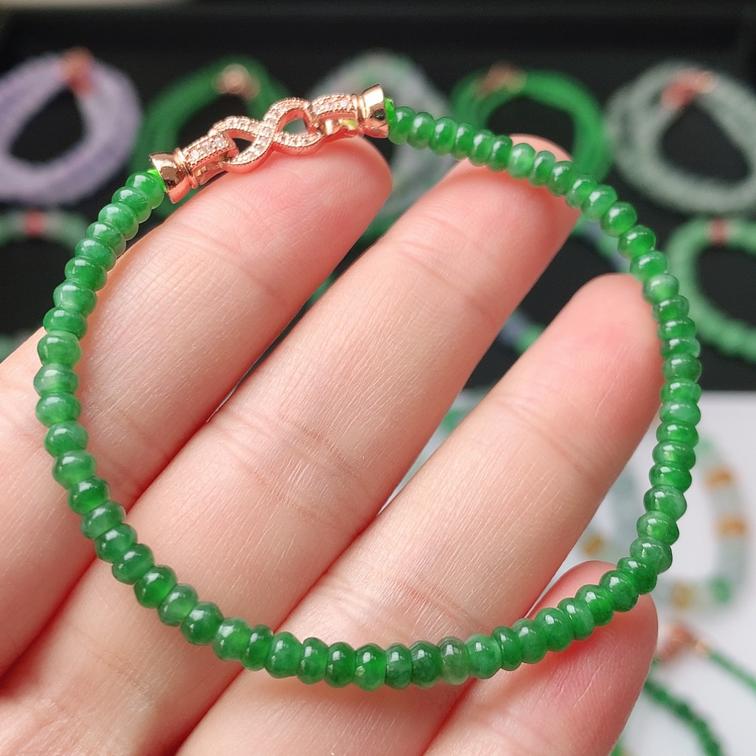 翡翠未镶嵌手链翡翠