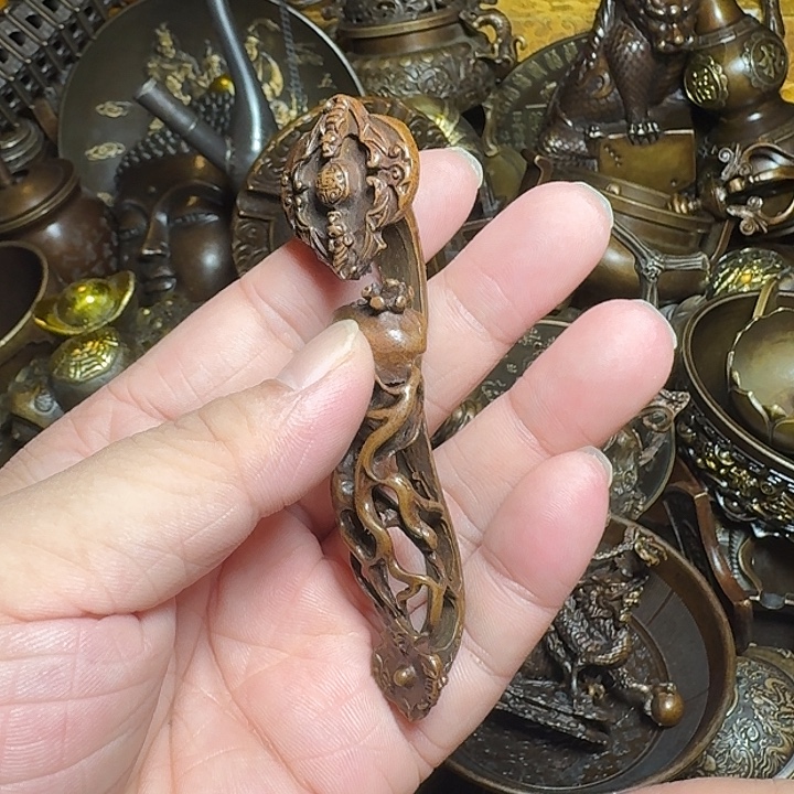 铜器摆件收收藏藏
