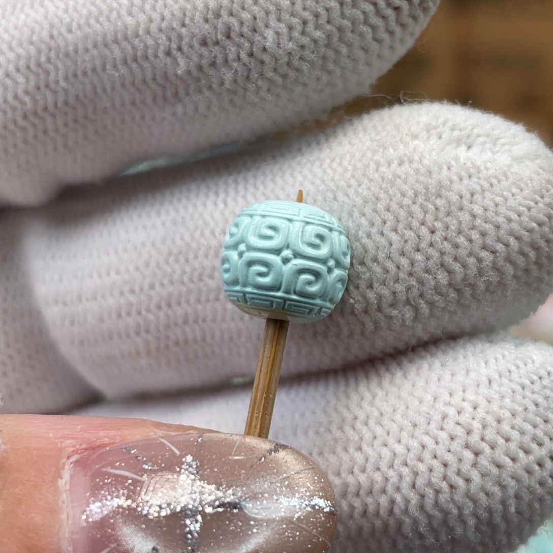 绿松石未镶嵌挂件