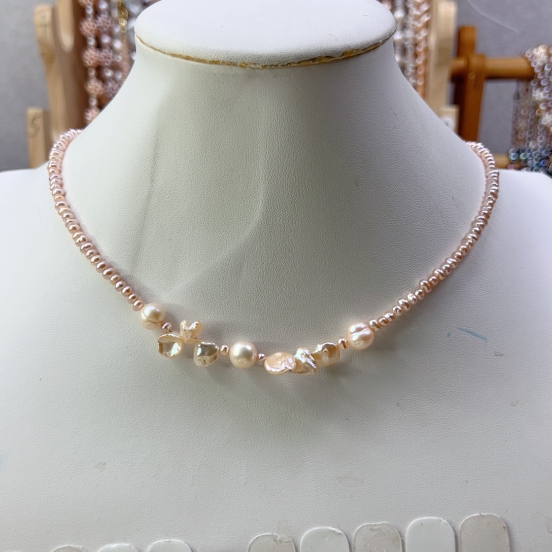 淡水珍珠手绳合金