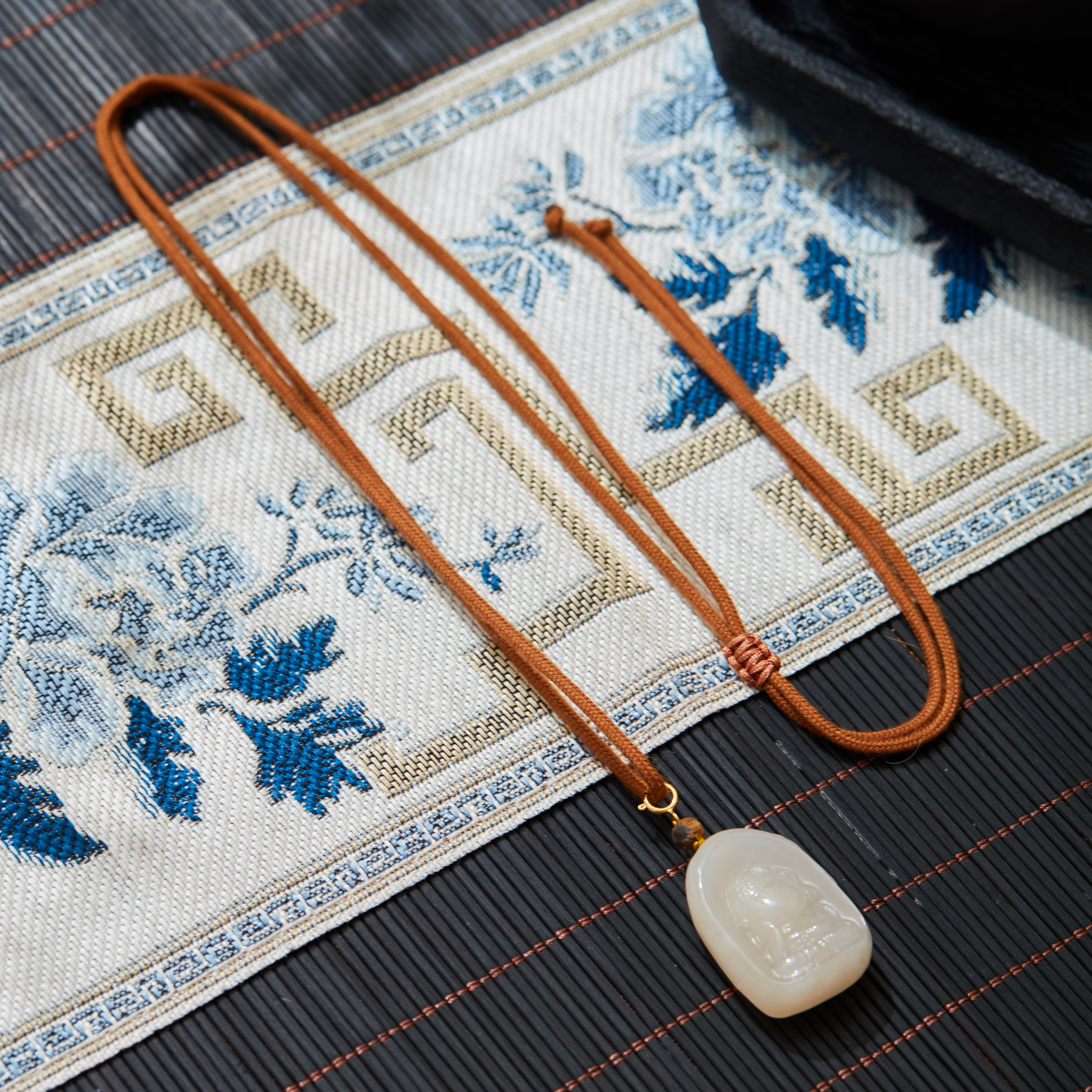 【云上雅岚】无心丨18K藕粉无相佛吊坠多样性发一件-XYGD233174-B