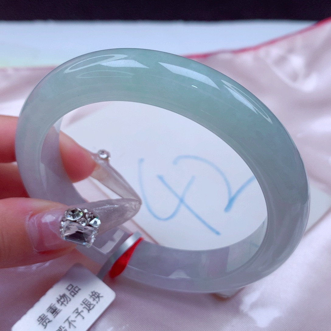 翡翠手镯未镶嵌天然缅甸翡翠A货手镯