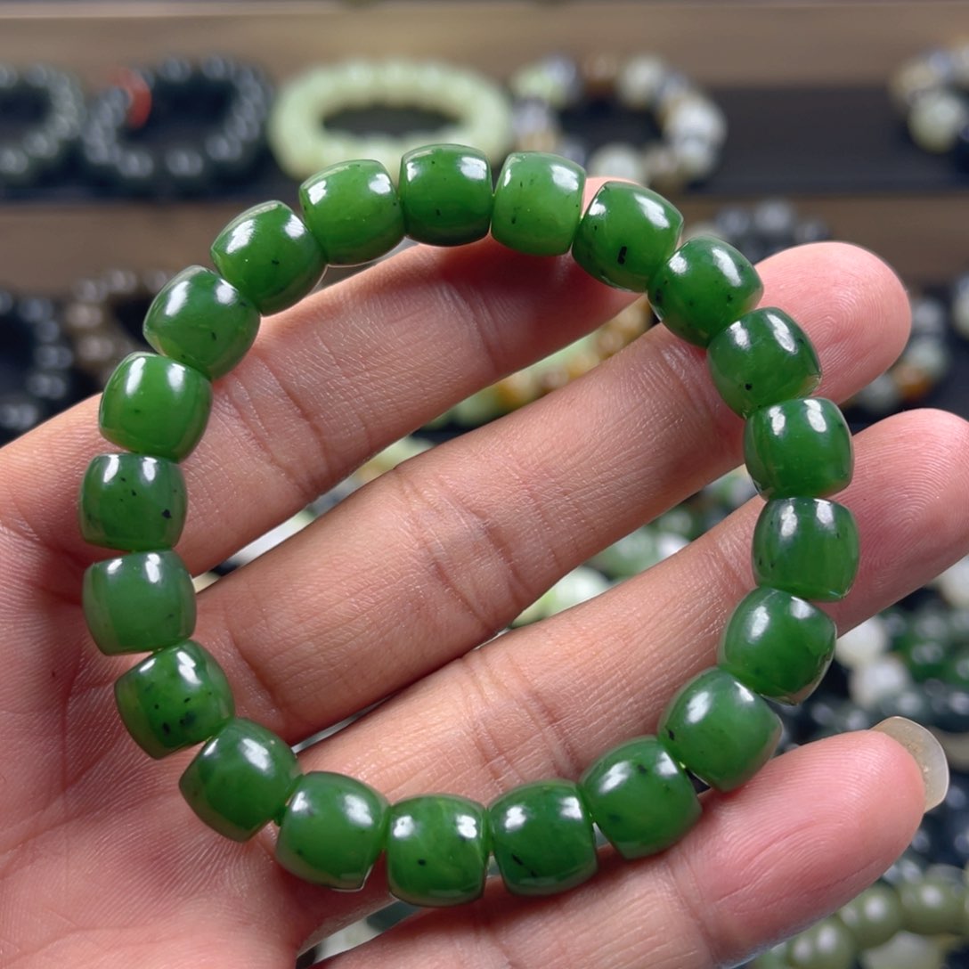 和田玉手串未镶嵌