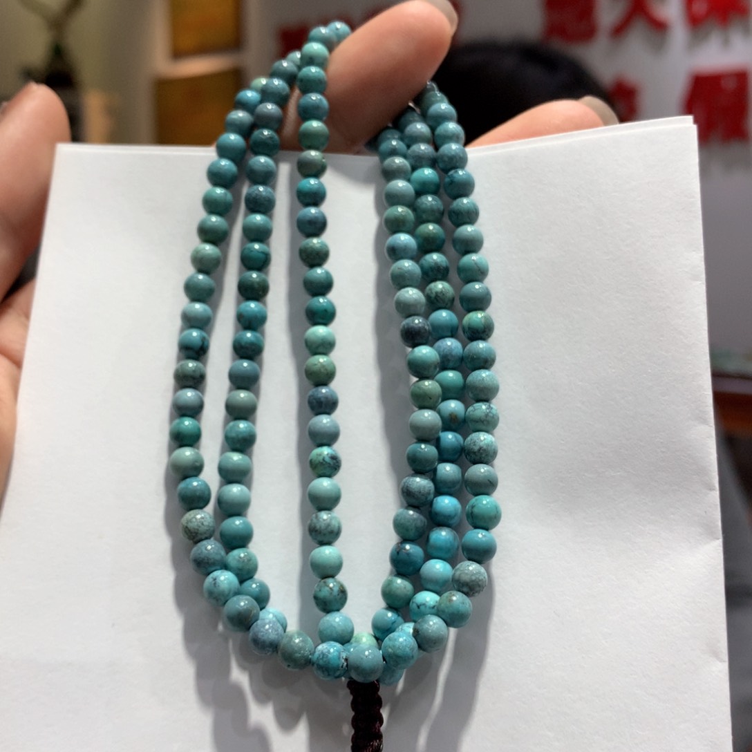 绿松石长链未镶嵌