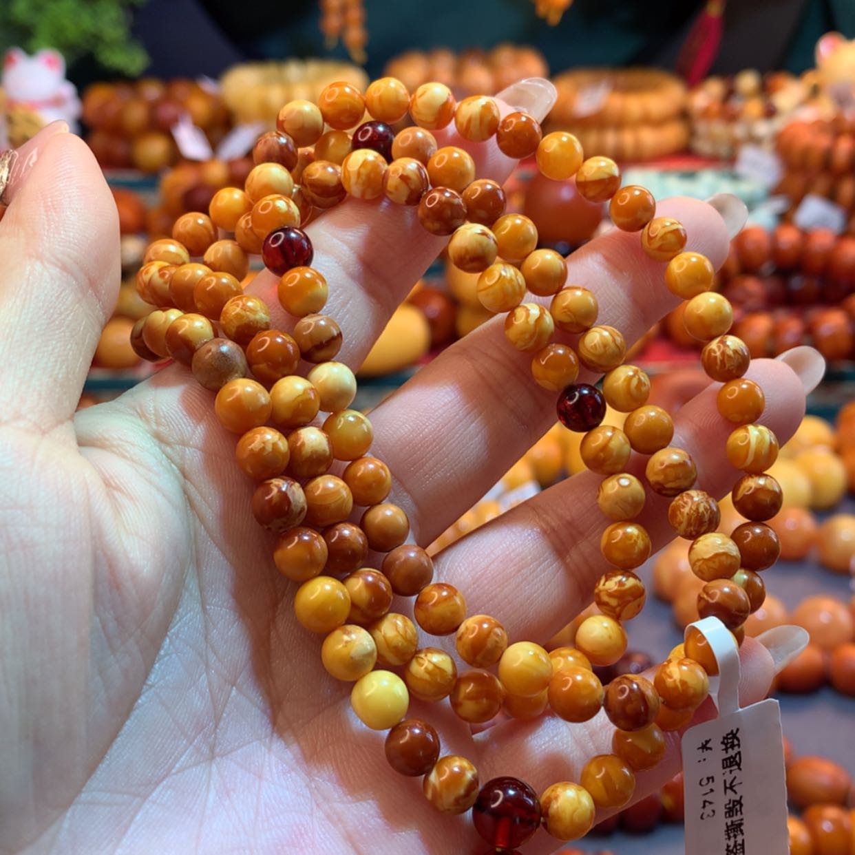 【闪购商品】蜜蜡手链未镶嵌蜜蜡手链