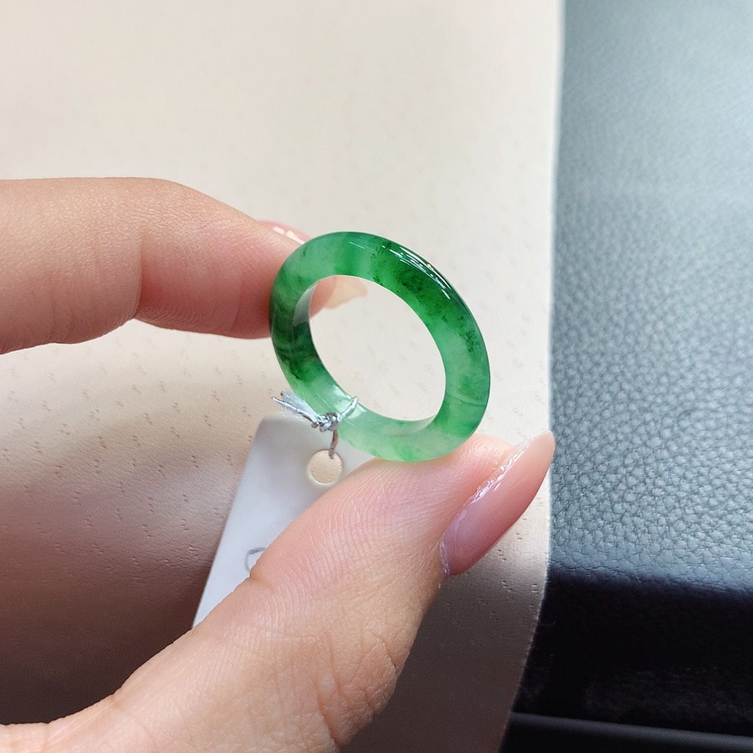 未镶嵌戒圈翡翠9号