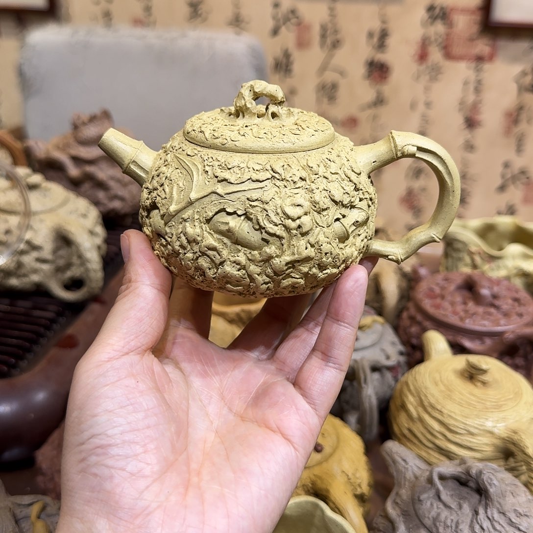 茶壶紫砂本绿供春