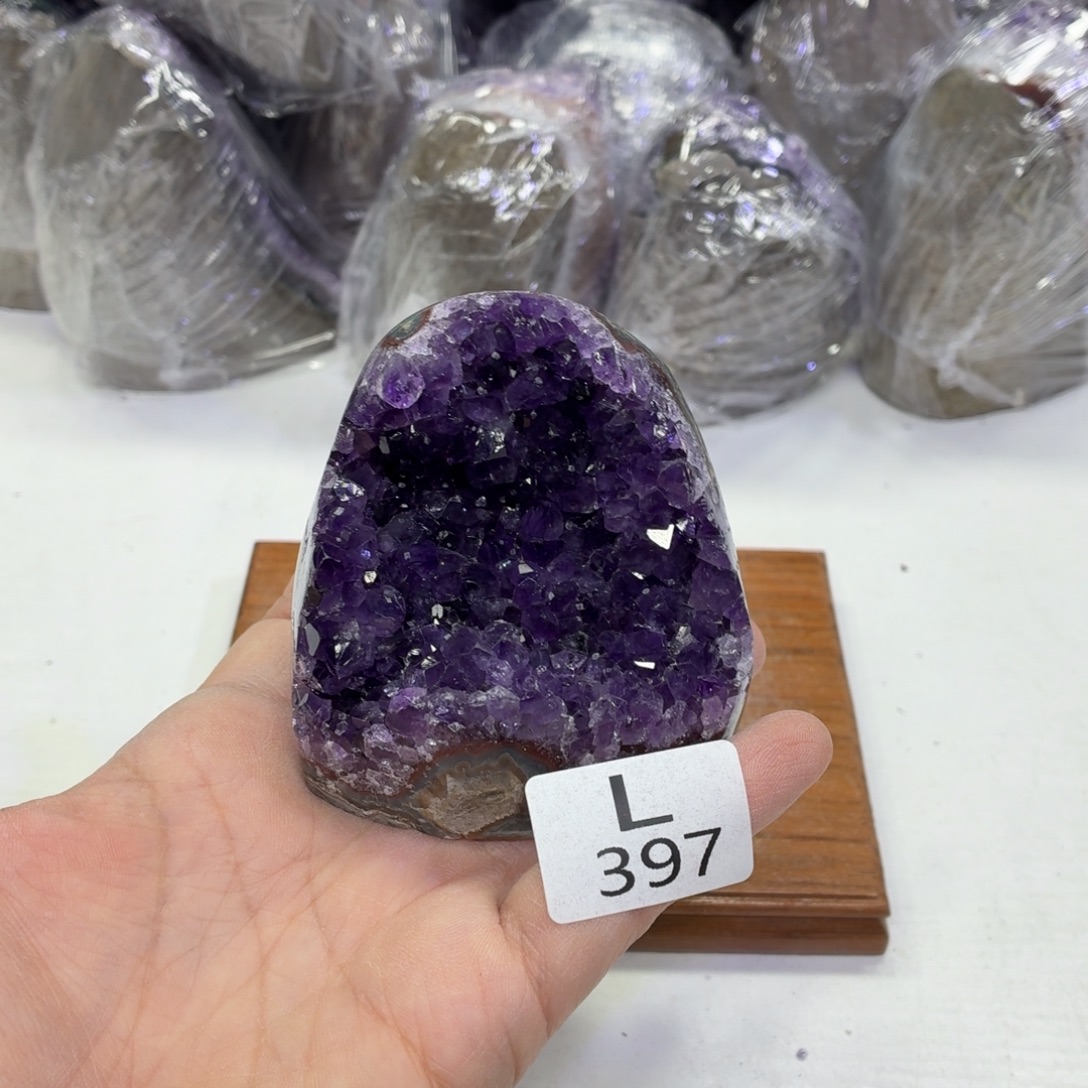 摆件水晶未镶嵌天然紫水晶