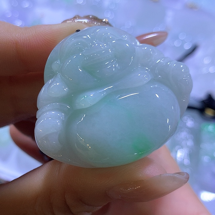 翡翠未镶嵌颈饰天然翡翠A货吊坠