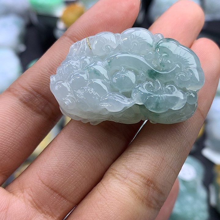 翡翠未镶嵌颈饰天然缅甸翡翠