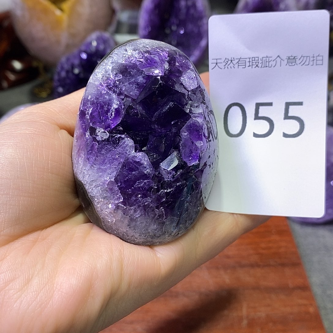 珠宝半成品未镶嵌紫晶