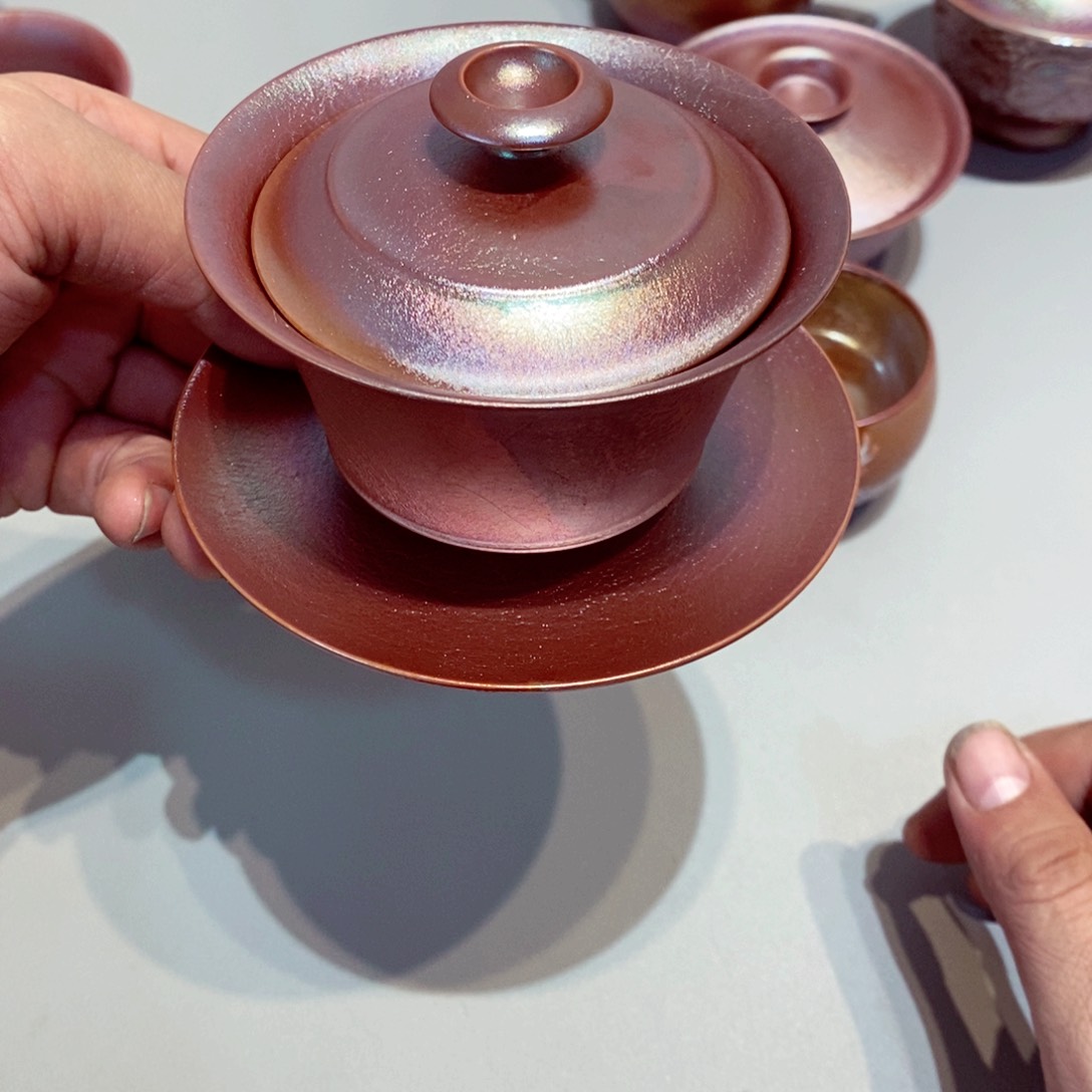 柴烧茶具陶瓷杯子