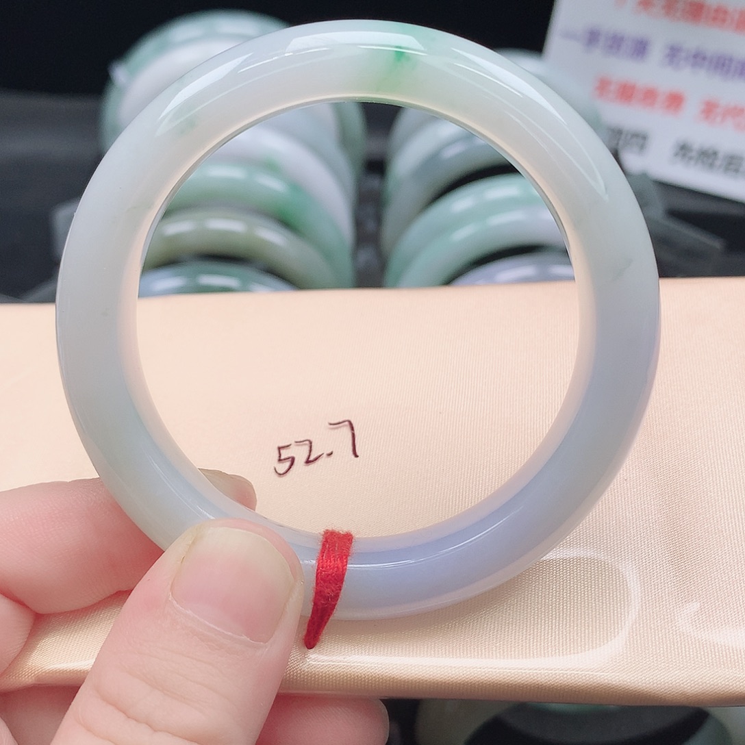 翡翠未镶嵌手镯y1