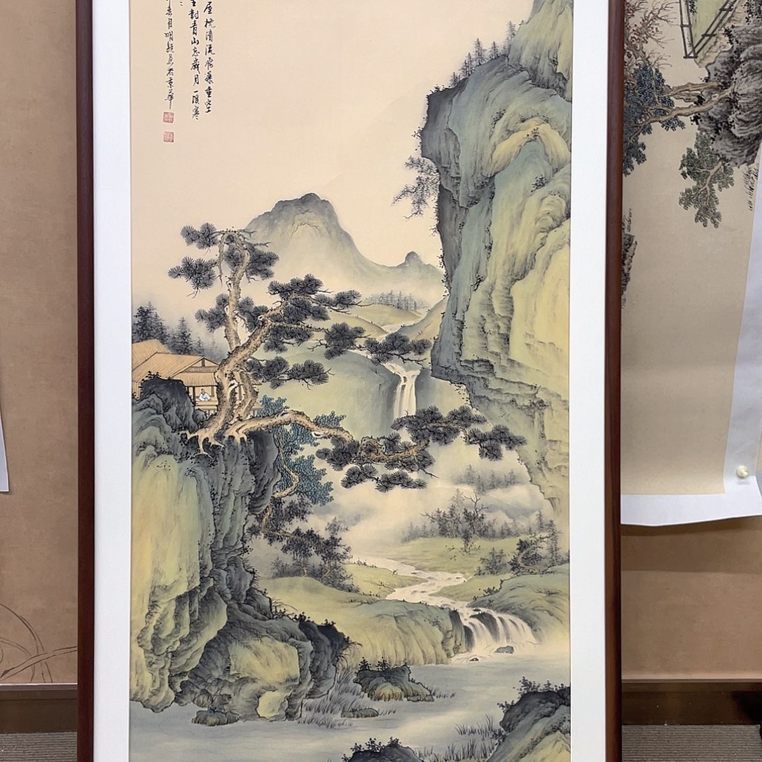 国画手绘国画，精品山水