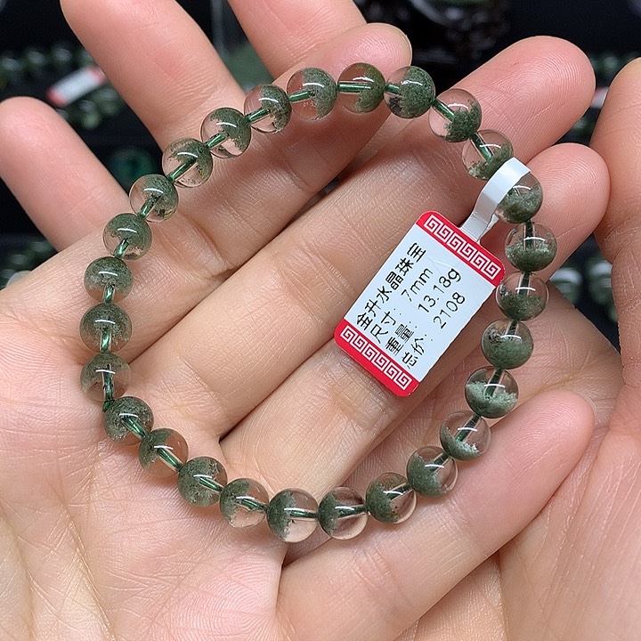 水晶手串未镶嵌天然水晶