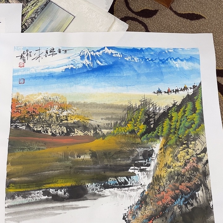 国画西**侠焦若松老师作品 666666