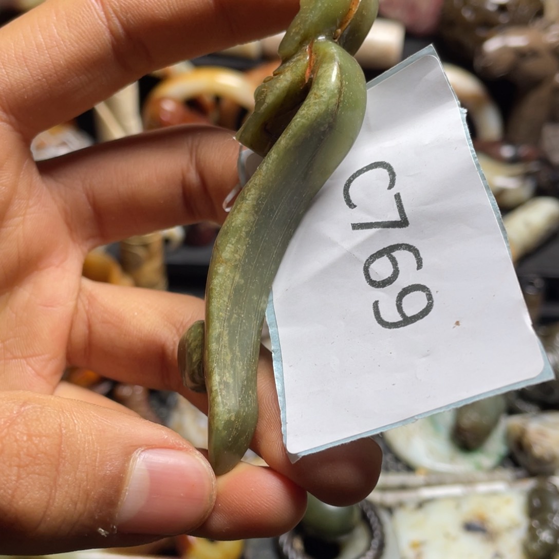 和田玉（糖玉）挂件未镶嵌