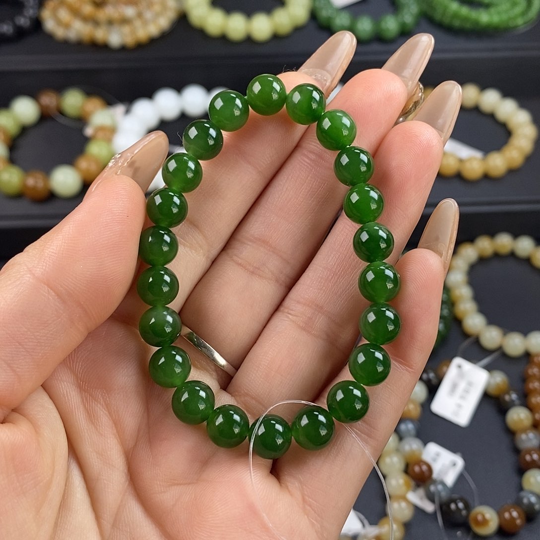 和田玉手串未镶嵌