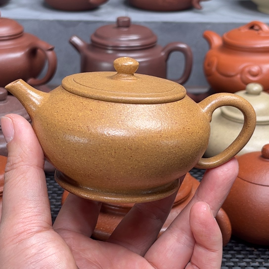 紫砂茶壶紫砂紫砂黄金段