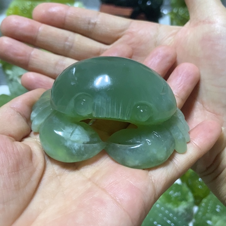【闪购商品】未镶嵌蛇纹石玉把件