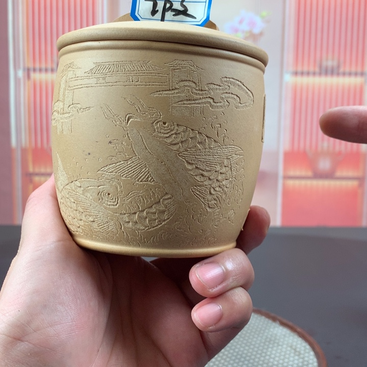 紫砂茶杯紫砂茶具手工紫砂盖杯