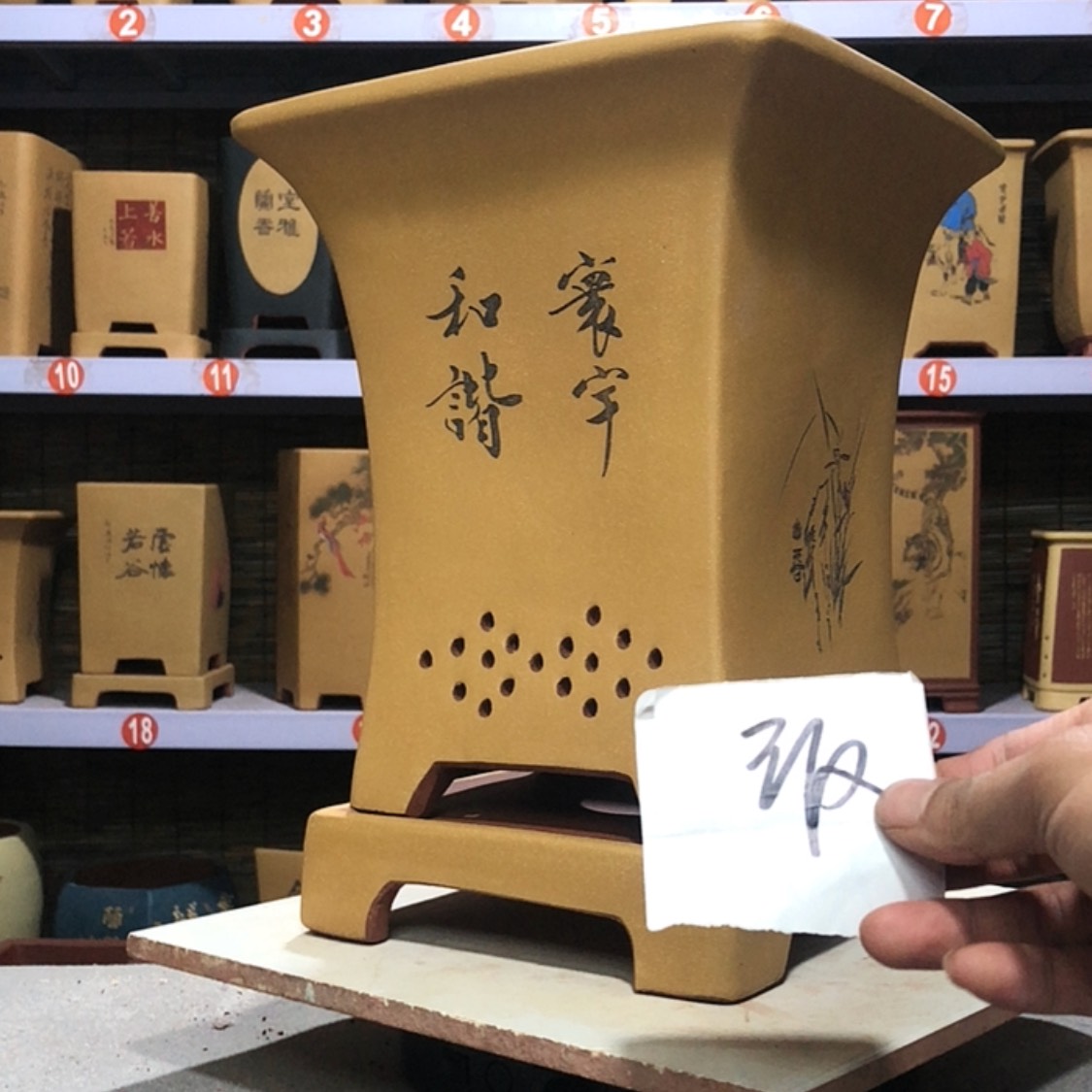 【闪购商品】紫砂花盆平****8手工制作