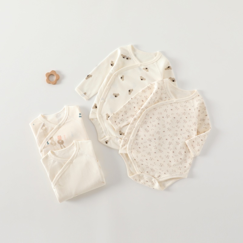 （拍2件送方巾）四季款婴儿衣服纯棉新生儿包屁衣A类无骨三角哈衣