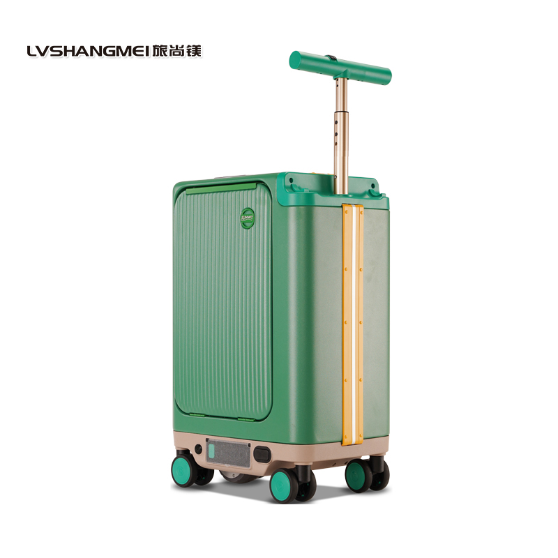 轻容量大电动智能旅行箱户外高档女士ins风点，更轻，3C认证可登机