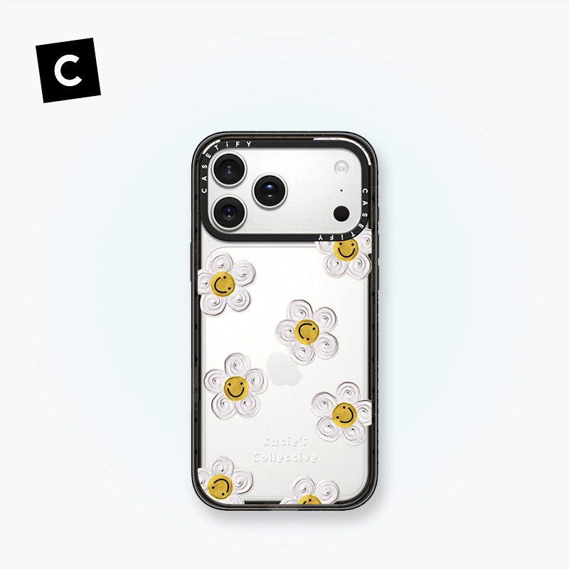 CASETiFY 笑脸小雏菊 手机壳保护套防摔 适用于苹果iPhone16新