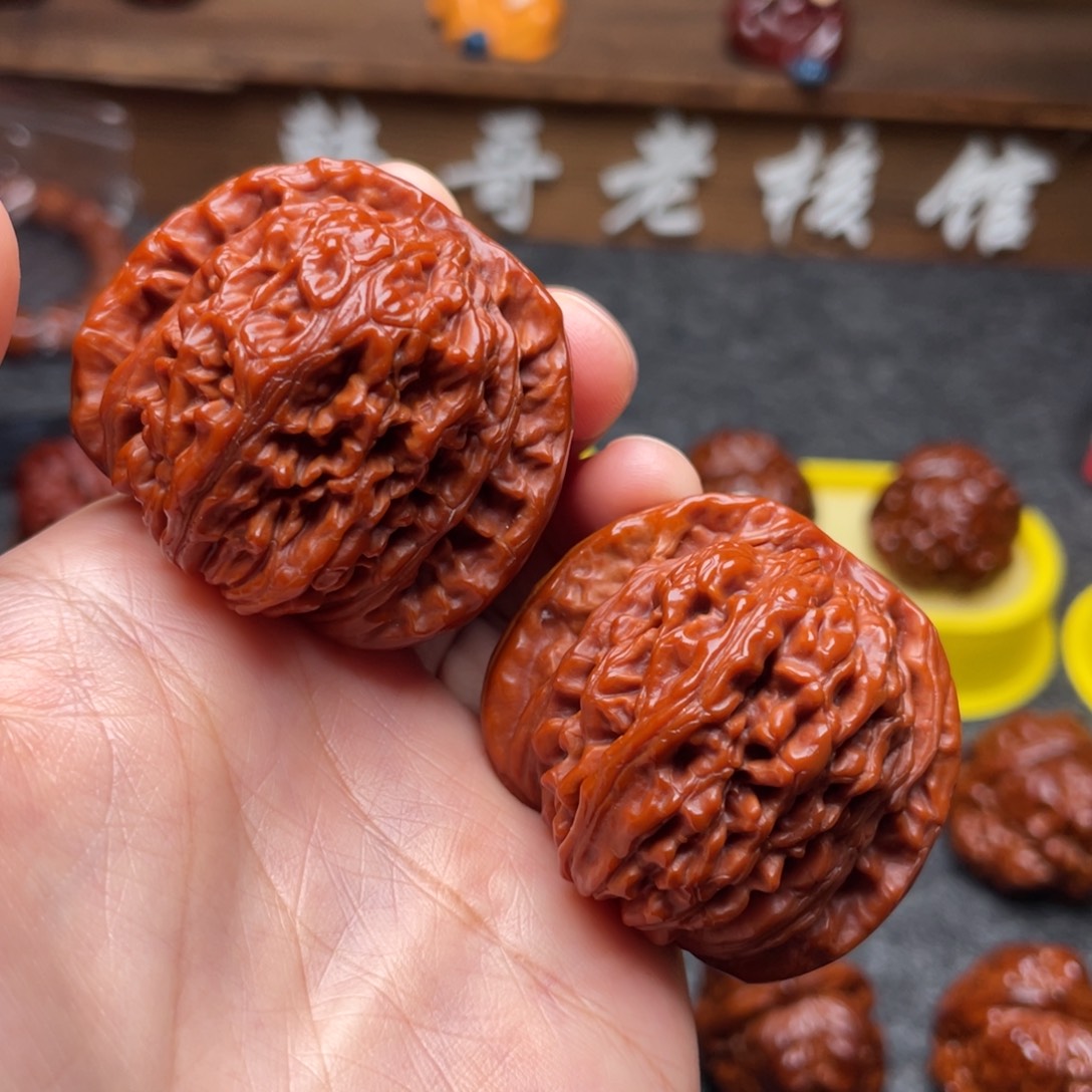 文玩核桃吊坠文玩核桃 手把件 四座楼 43