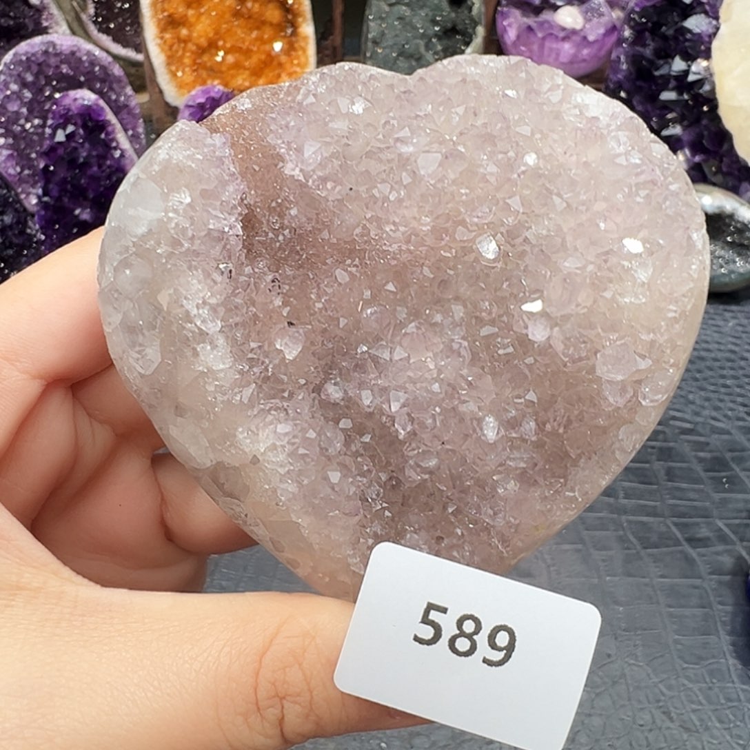 珠宝半成品紫晶未镶嵌