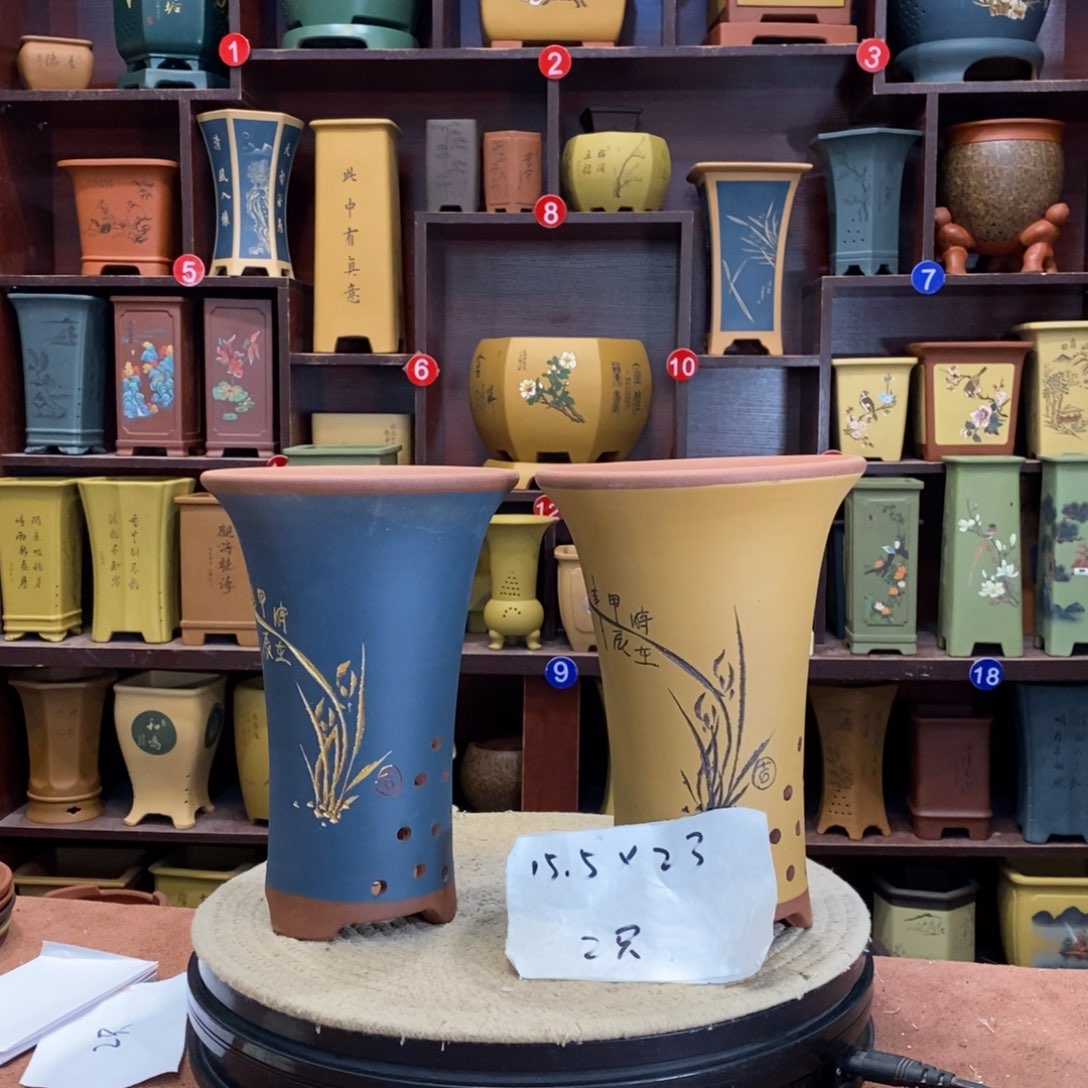 紫砂花盆紫砂花盆