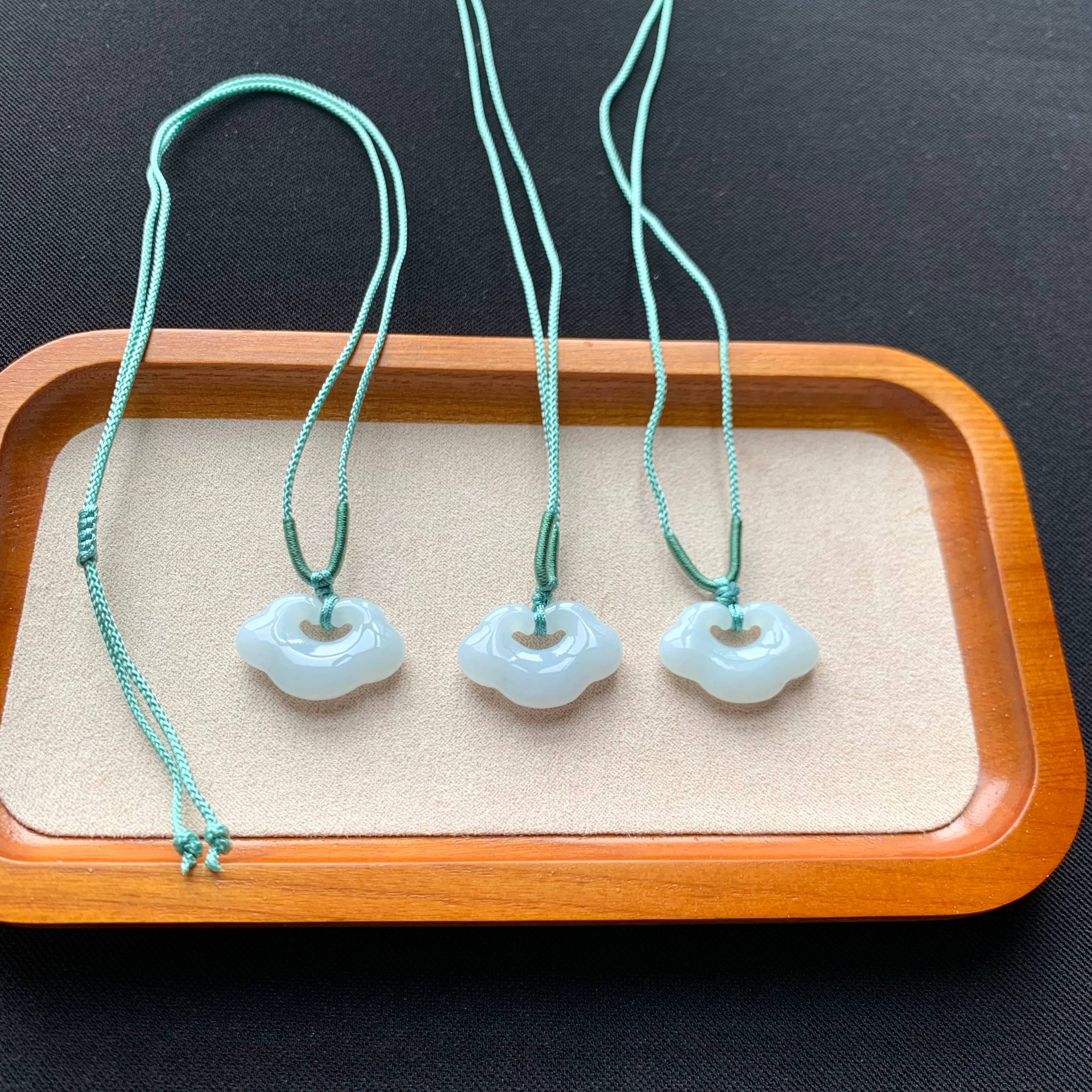 翠小胖珠宝 翡翠如意项链CFCD99 多样性发1