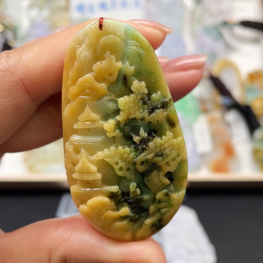 翡翠吊坠(不含链)未镶嵌