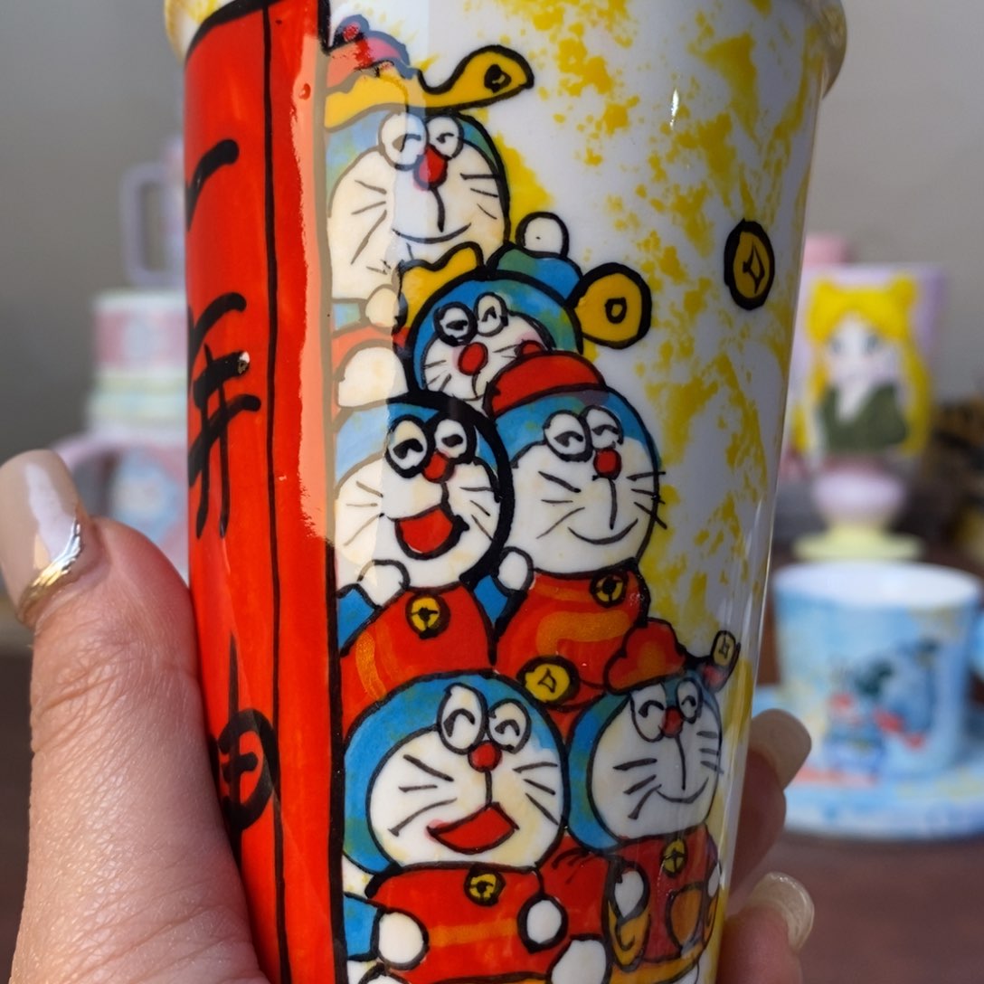 杯景德镇手绘主人杯