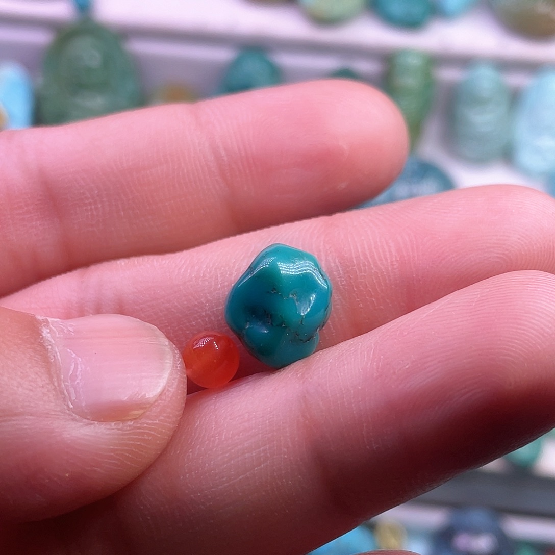 南红玛瑙未镶嵌颈饰强*子