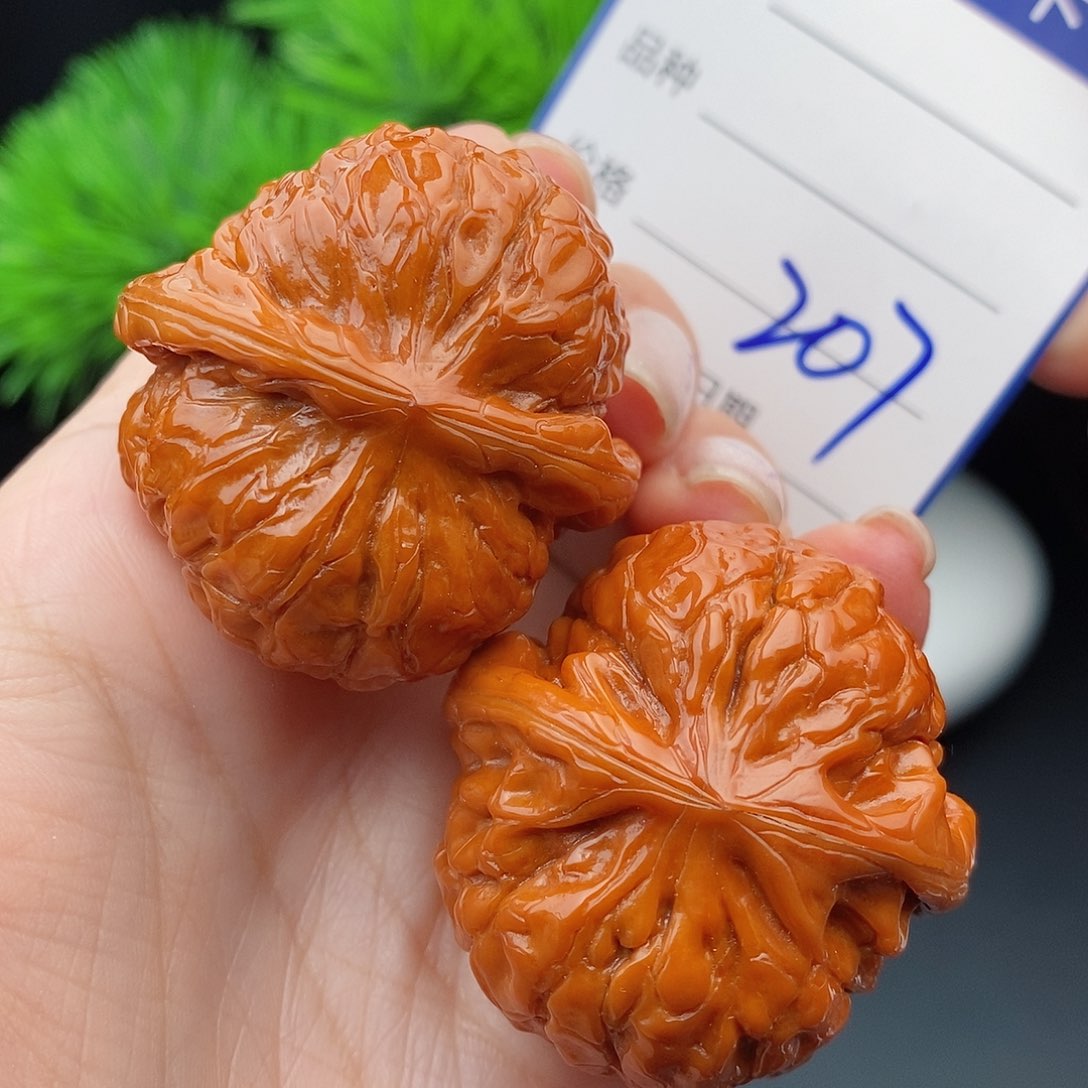 文玩核桃把件39甲骨文207