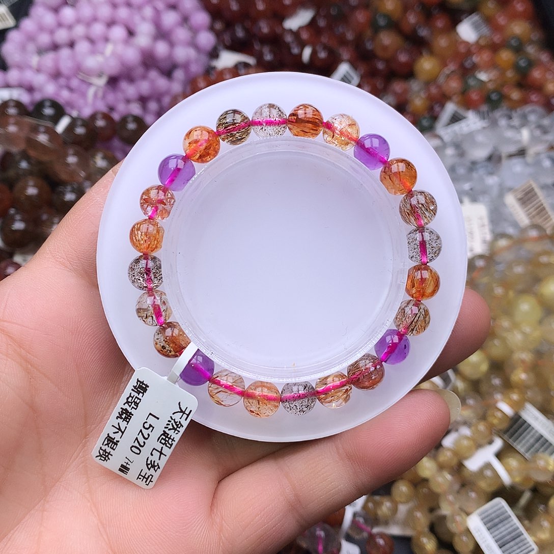 未镶嵌水晶手链，，