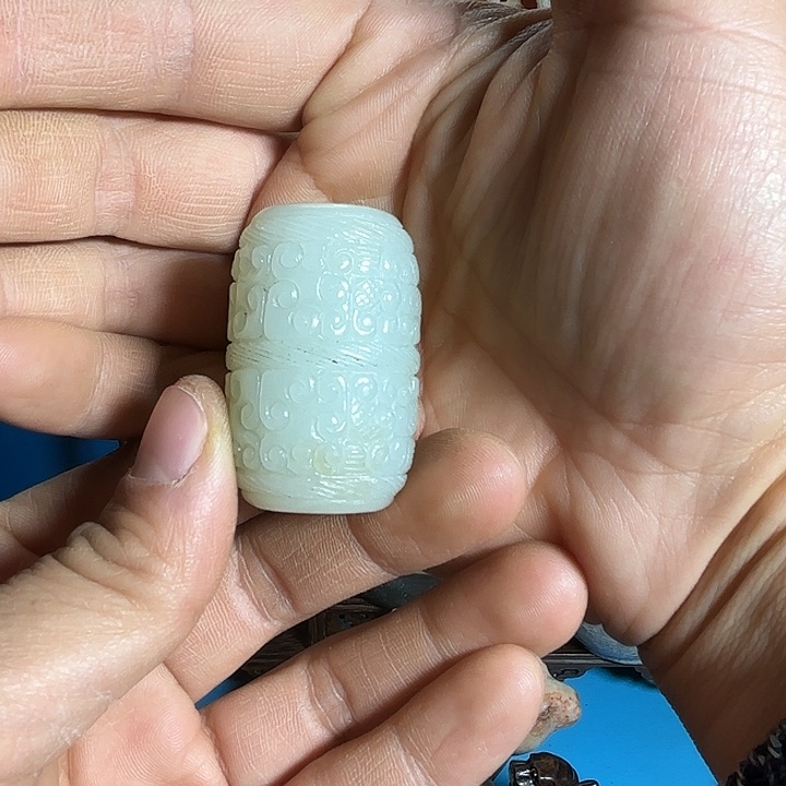 路***哥和田玉未镶嵌挂件