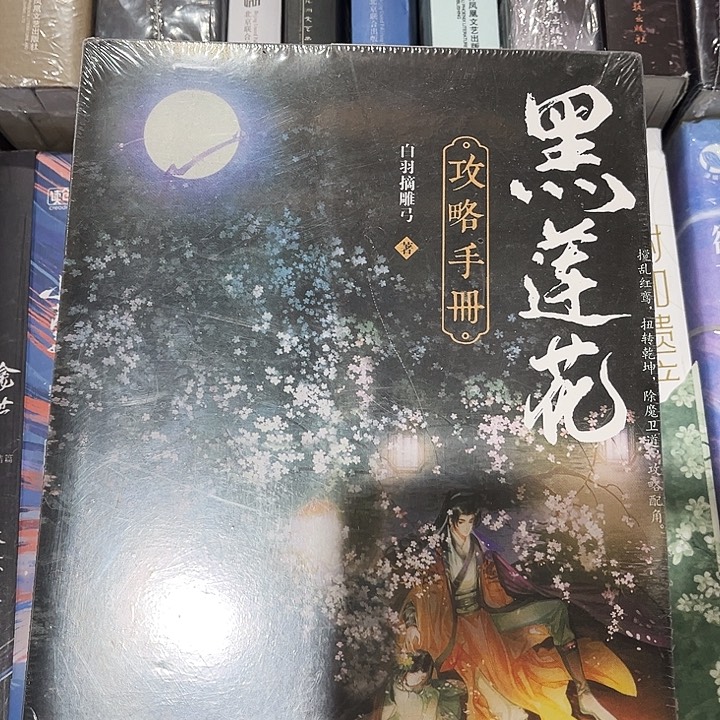 黑莲花攻略手册全新全套两本带周边