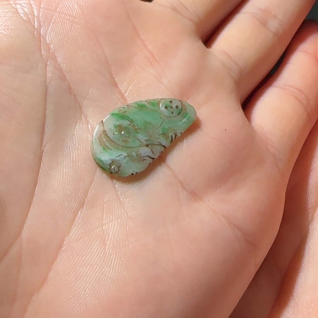 翡翠未镶嵌颈饰翡翠可佩戴哦的好的