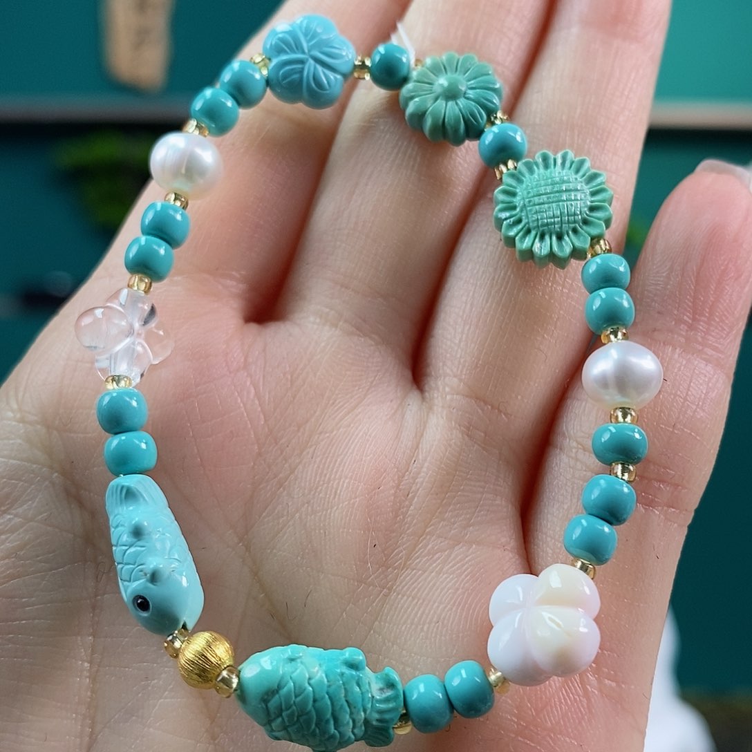 绿松石珠宝奇石未镶嵌