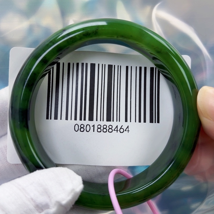 和田玉未镶嵌手镯包容6061