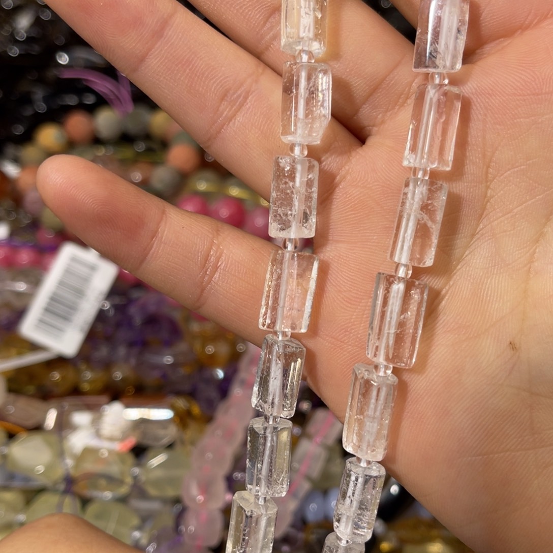 紫晶珠宝半成品银S925镶嵌白水晶