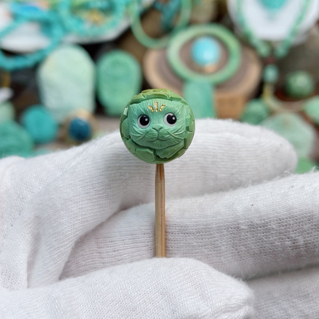 绿松石珠宝奇石未镶嵌