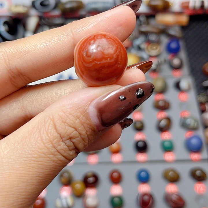 未镶嵌玛瑙/玉髓珠宝半成品