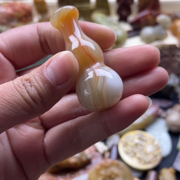 玛瑙/玉髓未镶嵌颈饰