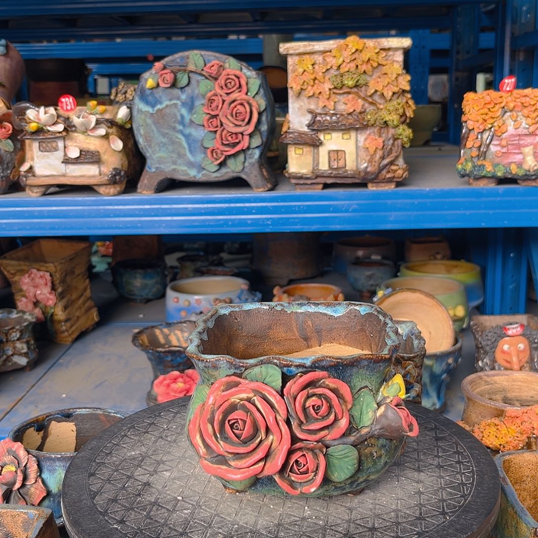 3 号手工花盆陶然花器