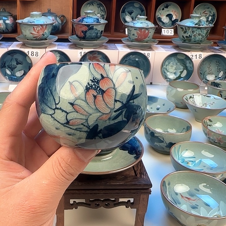 景德镇陶瓷陶瓷杯茶具